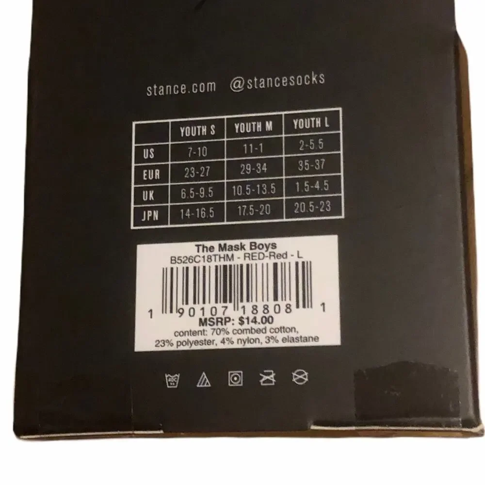 Stance x The Incredibles 2 Socks Kids Sz L (2-5.5)